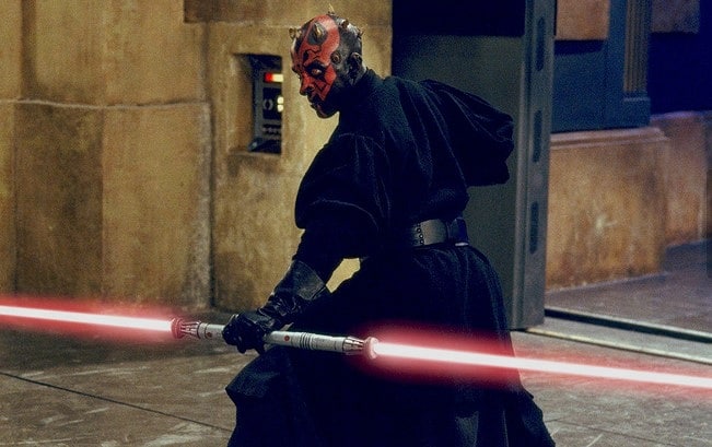 darth maul double-bladed lightsaber