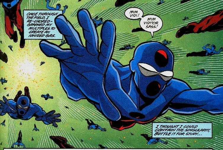 Grant Morrison'ın tekrar baştan imajine ettiği Atom'u DC One Million 'da görmekteyiz. Karakter oldukça farklı görünüyor. Ayrıca güçlerinde de radikal değişiklikler mevcut.