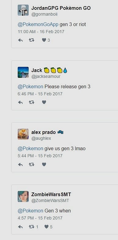 Pokémon Go'da İkinci Jenerasyon