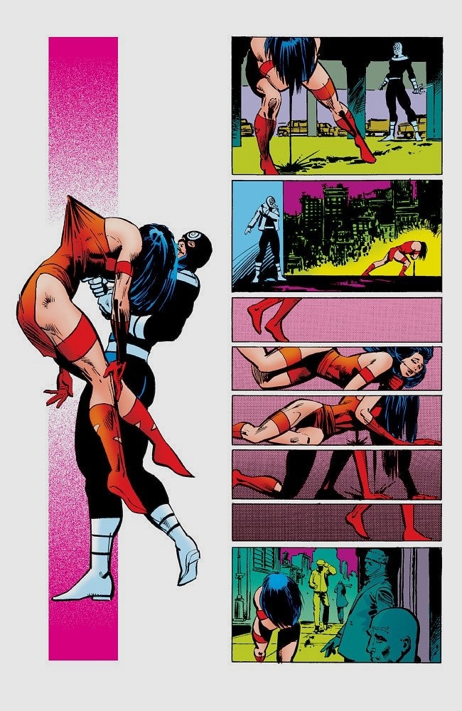  Daredevil #181'de Bullseye, Kingpin'in gözüne girmek için Elektra'yı öldürdü