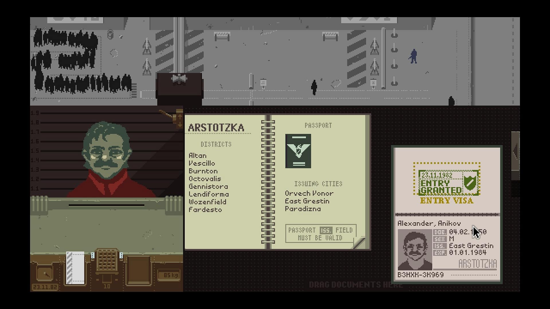 Паспорт из papers please картинки