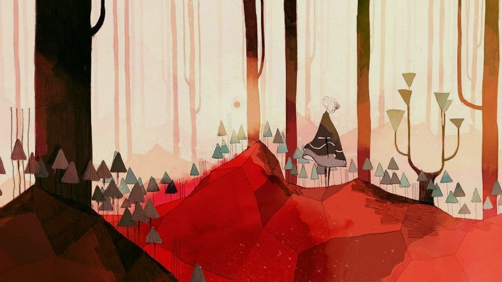 Kırmızı bölüm; Gris