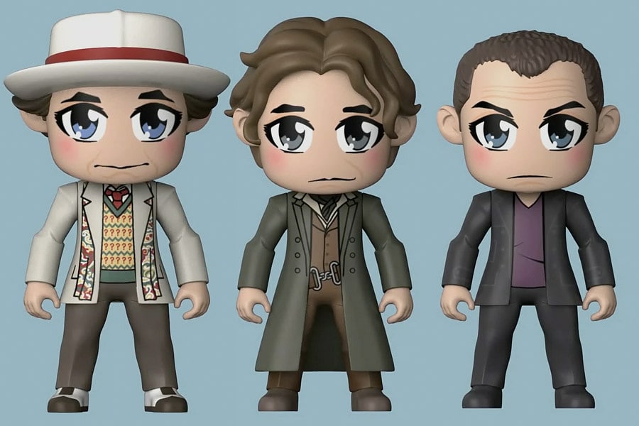 Yedinci, Sekizinci ve Dokuzuncu Doktor artık Kawaii