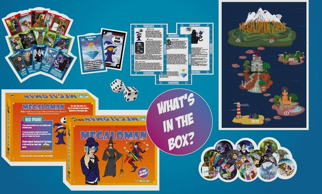 Megaloman kutu içeriği