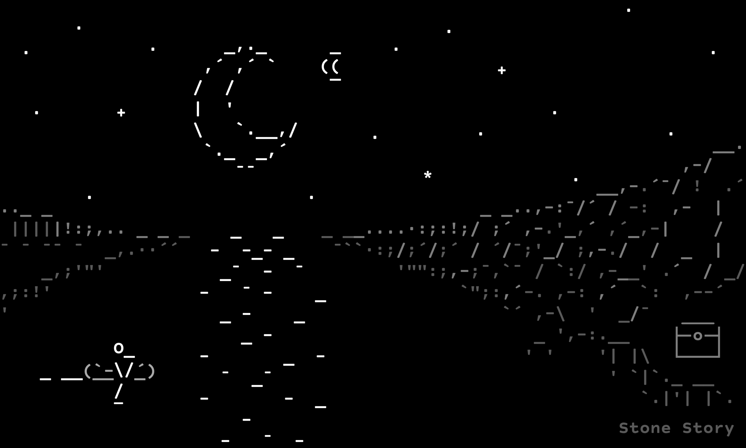 Stone Story RPG ASCII-Art Oyun Deneyimi