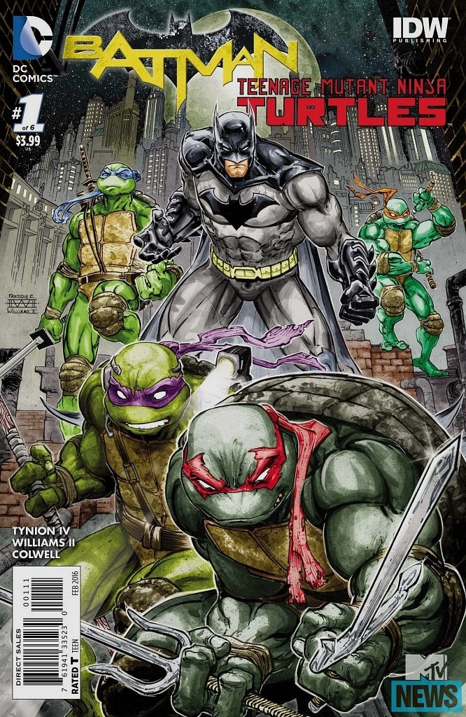 Batman Teenage Mutant Ninja Turtles #1