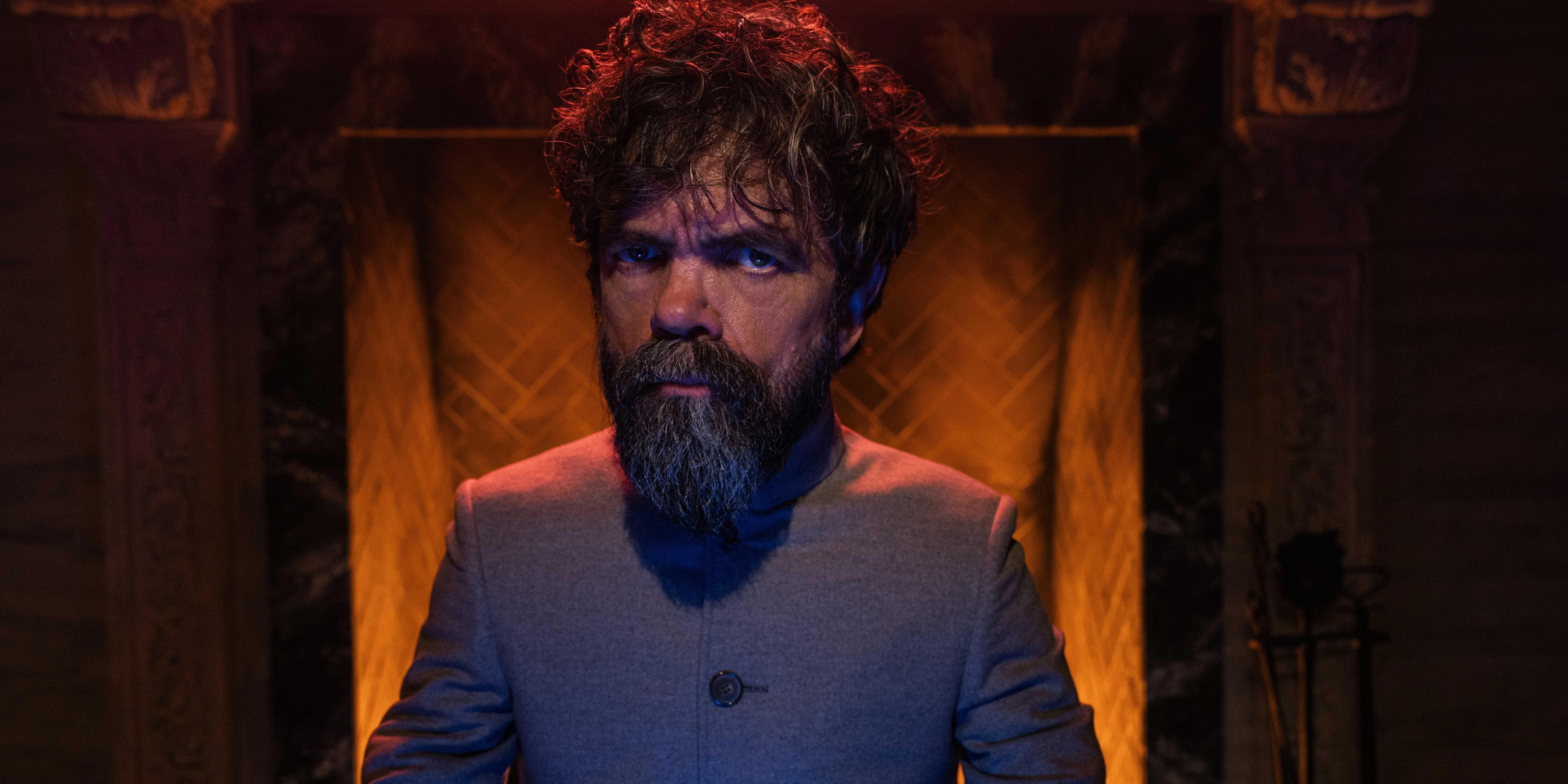 peter dinklage looking intimidating from a dexter ressurection promo shot fz