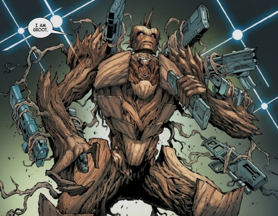Groot ve Rocket Raccoon