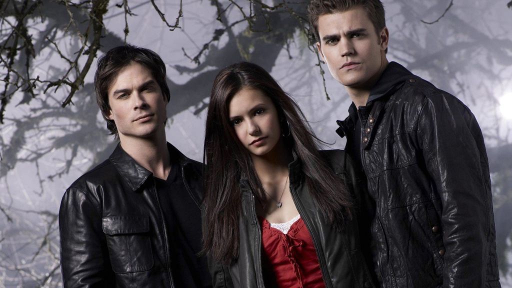 the vampire diaries damon elena stefan fz