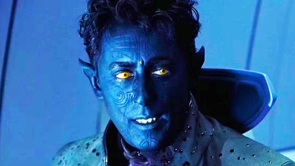 Alan Cumming blue as Nightcrawler in X2 X Men United