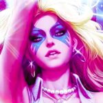 Dazzler performing in Marvel Comics