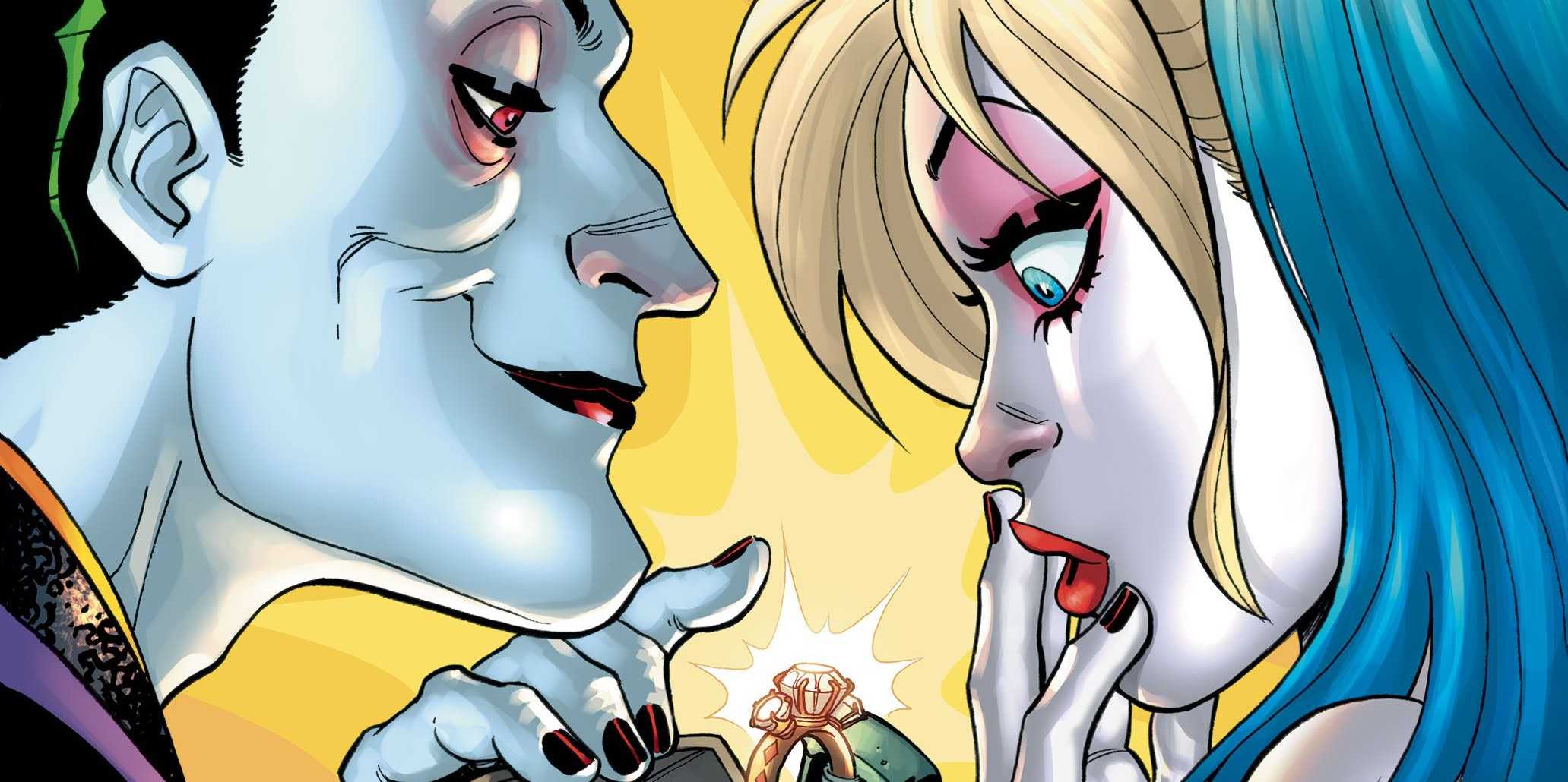 Joker and Harley Quinn Comic Cover