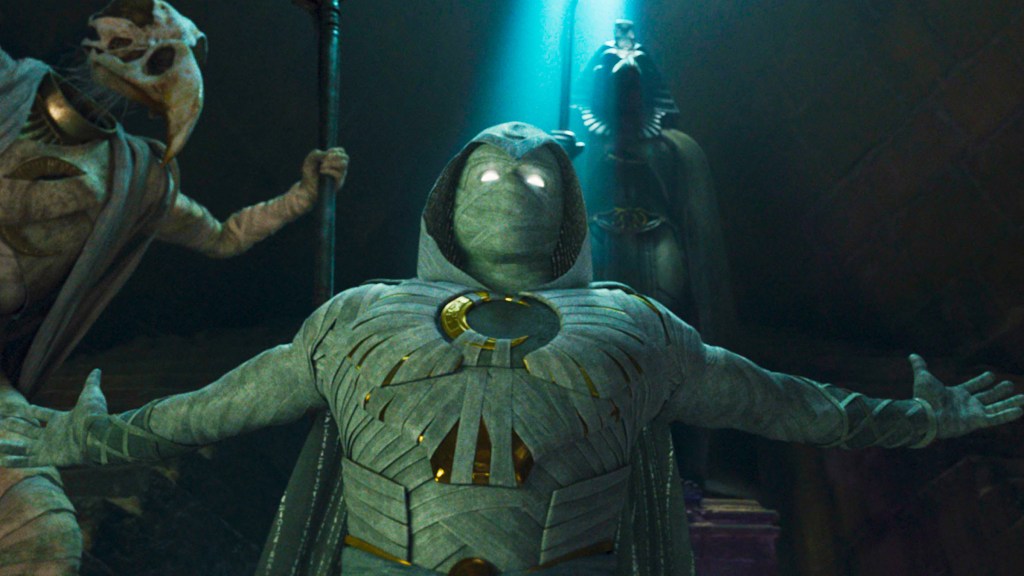 Khonshu turning Marc Spector into Moon Knight