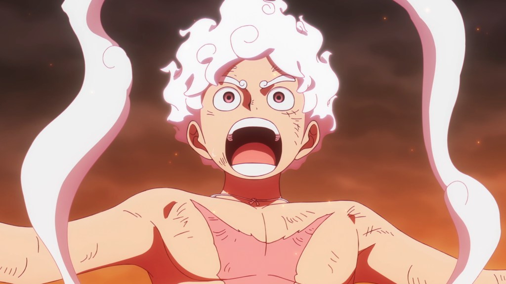 One Piece GGear 5 Luffy Shocked