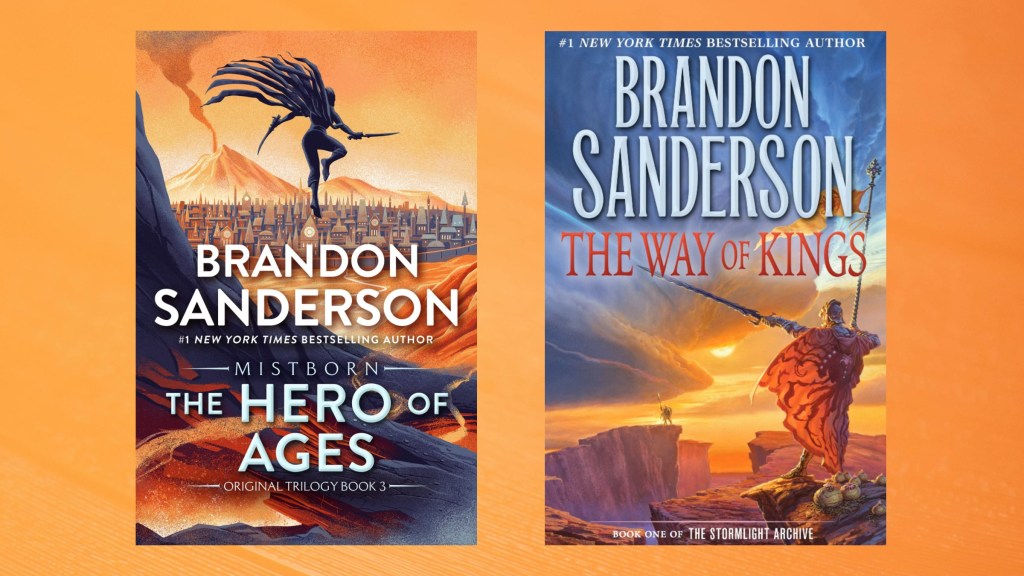 Brandon Sanderson'ın Cosmere Evreni Kitaplarının Okuma Sırası ve Ortak Evren Bağlantıları 5 The Hero of Ages and The Way of Kings Covers