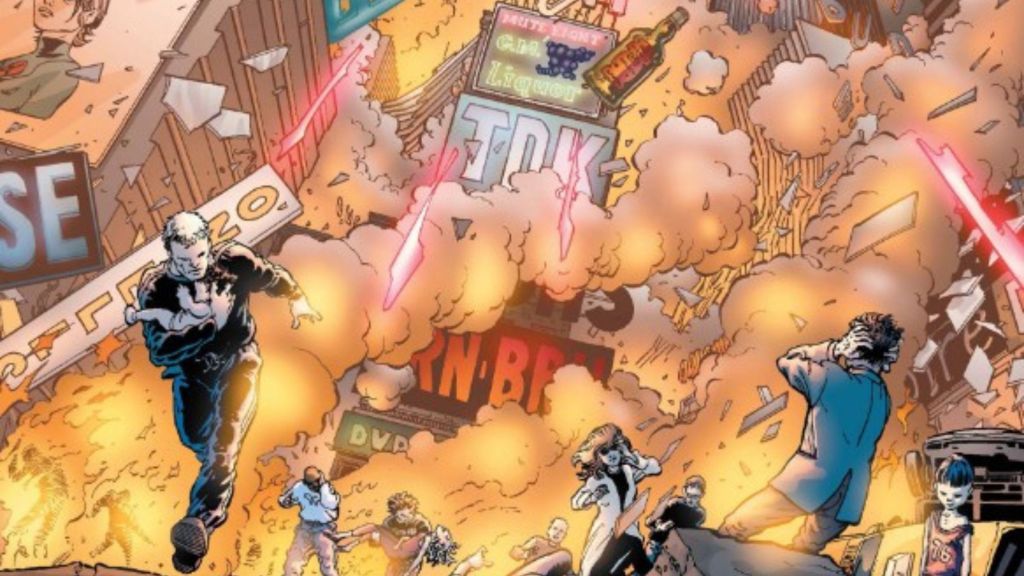 The massacre of Genosha in X Men comics