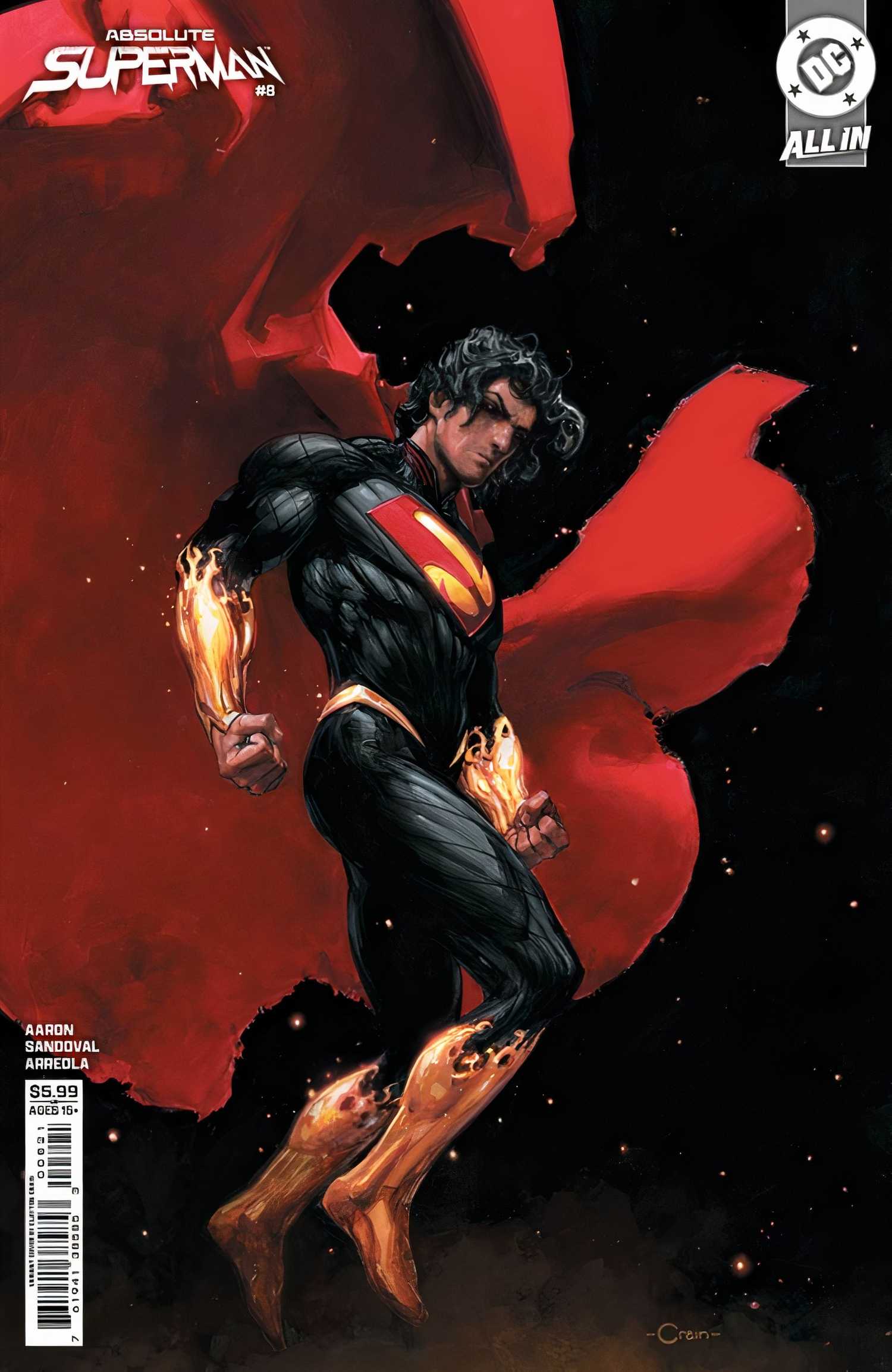 absolute superman 8 variant cover b
