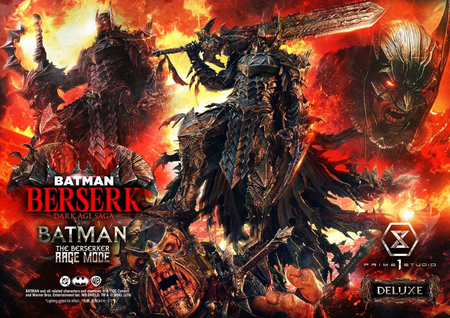 Batman ve Anime Dünyasından Yeni İş Birliği: İşte İlk Detaylar 4 batman berserk statue preview 1