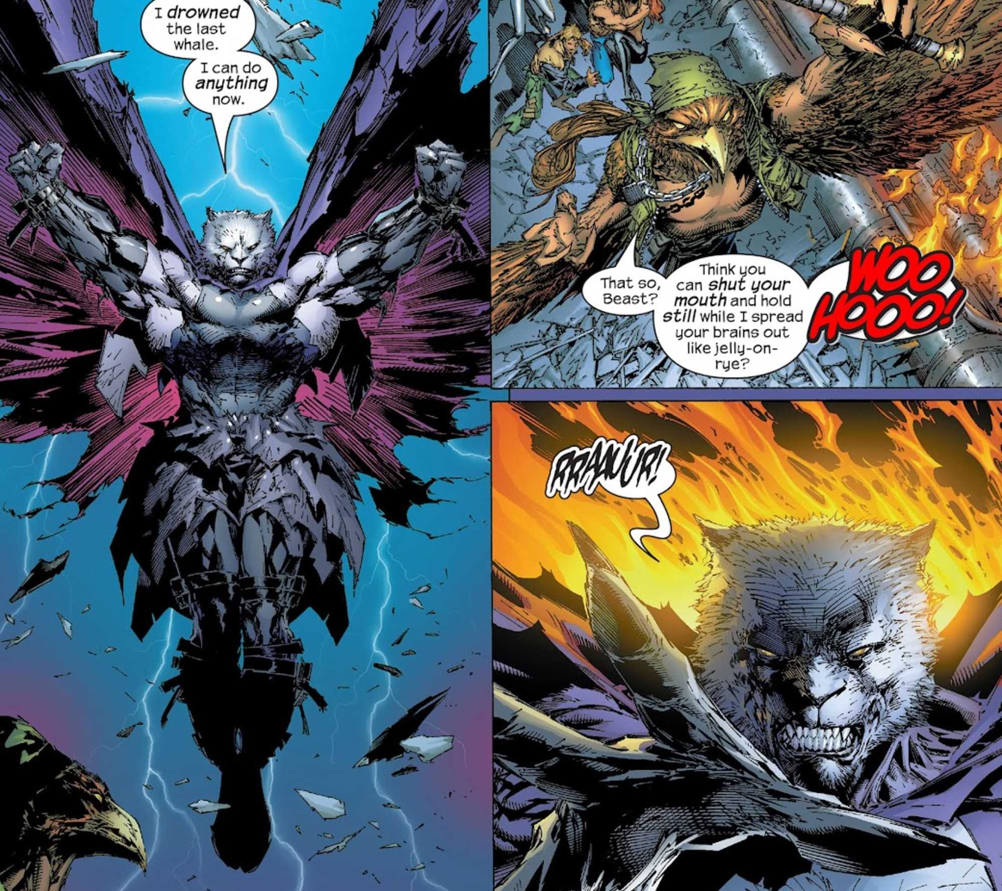 beast becomes a god in x men s dark future thanks to sublime