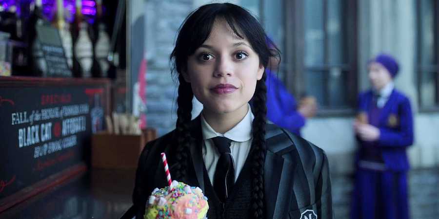 enid as wednesday in season 2 s body swap