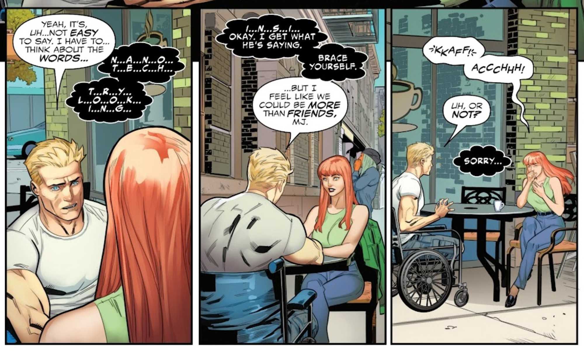 Spider-Man Tarihinin En Tartışmalı Aşkı: Marvel Herkesi Şaşırtacak! 2 flash thompson asking mary jane to date in spider man lore