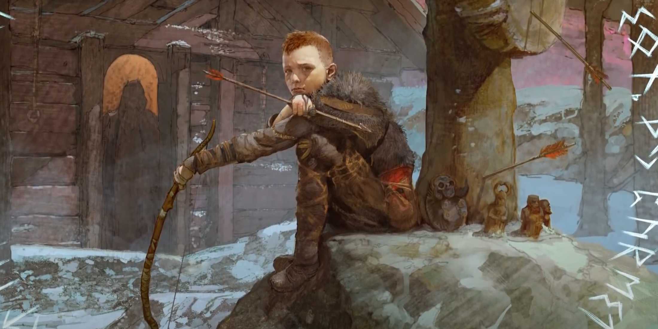 god of war a call from the wilds atreus sitting 1
