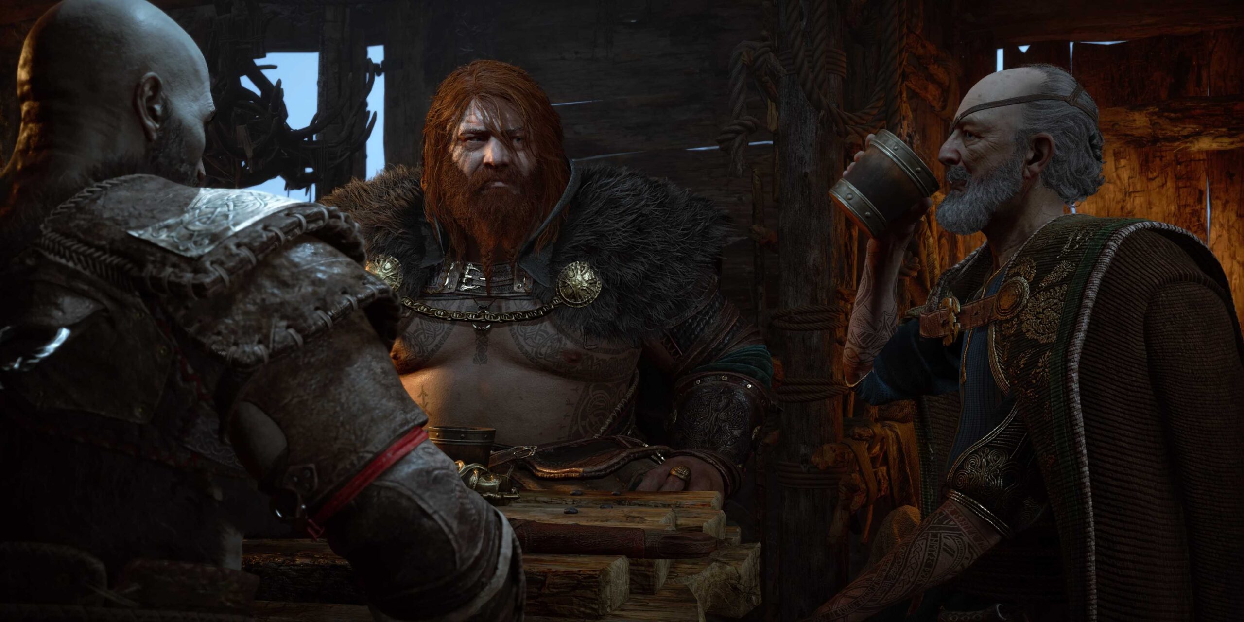 god of war ragnarok kratos odin thor scaled 1