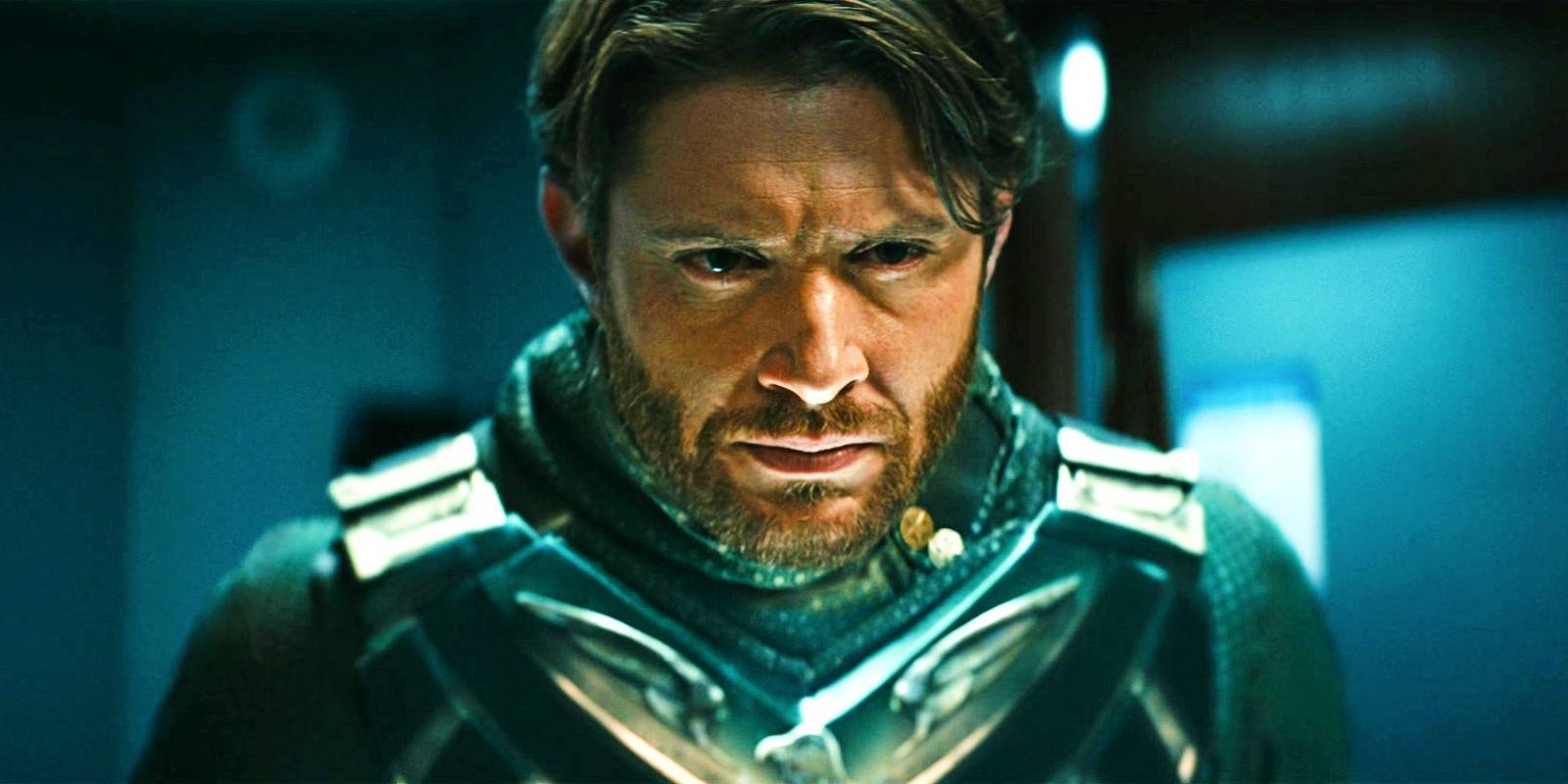 jensen ackles as soldier boy glaring in the boys season 3 finale