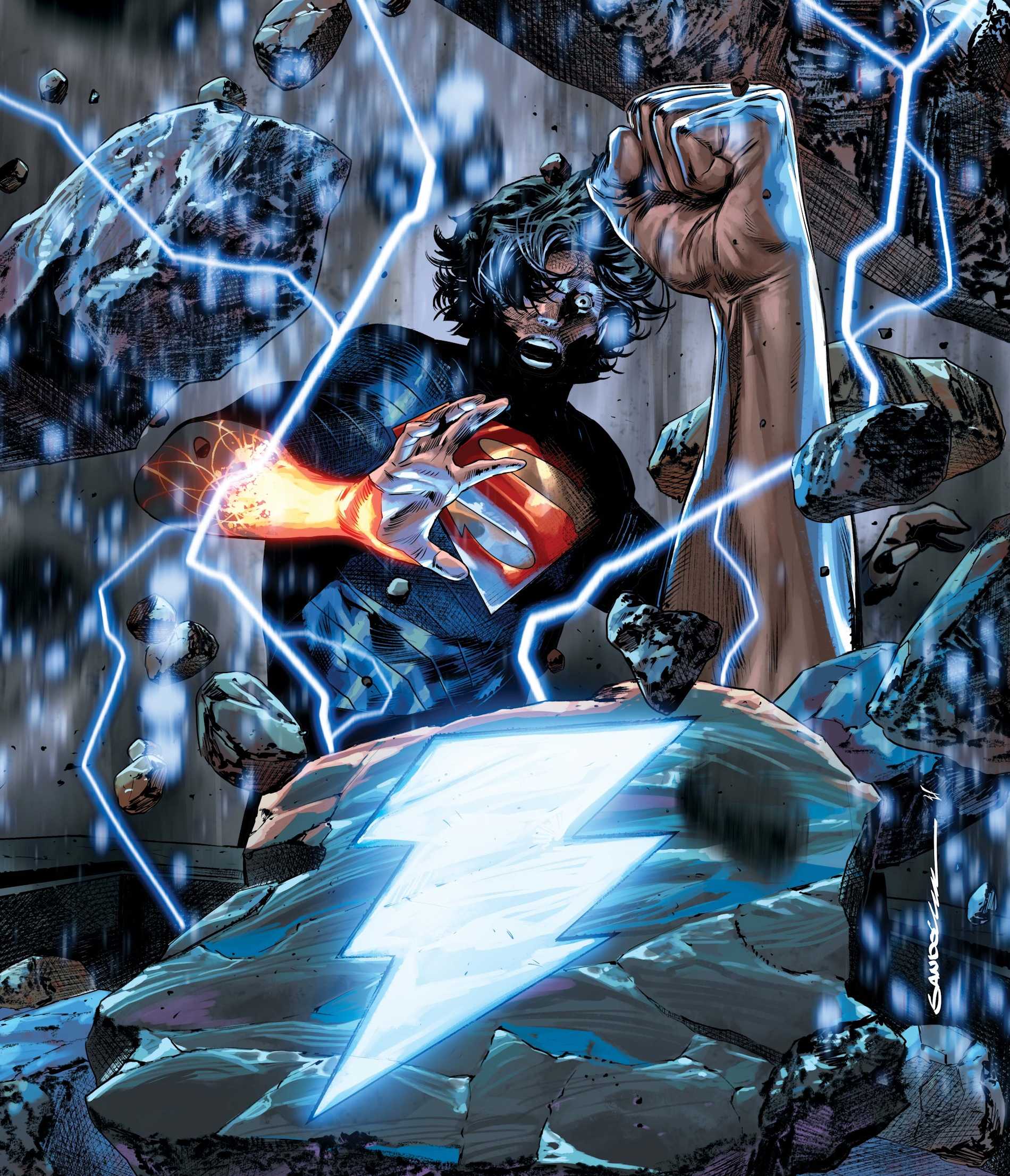king shazam breaks free in absolute superman 18 cover art