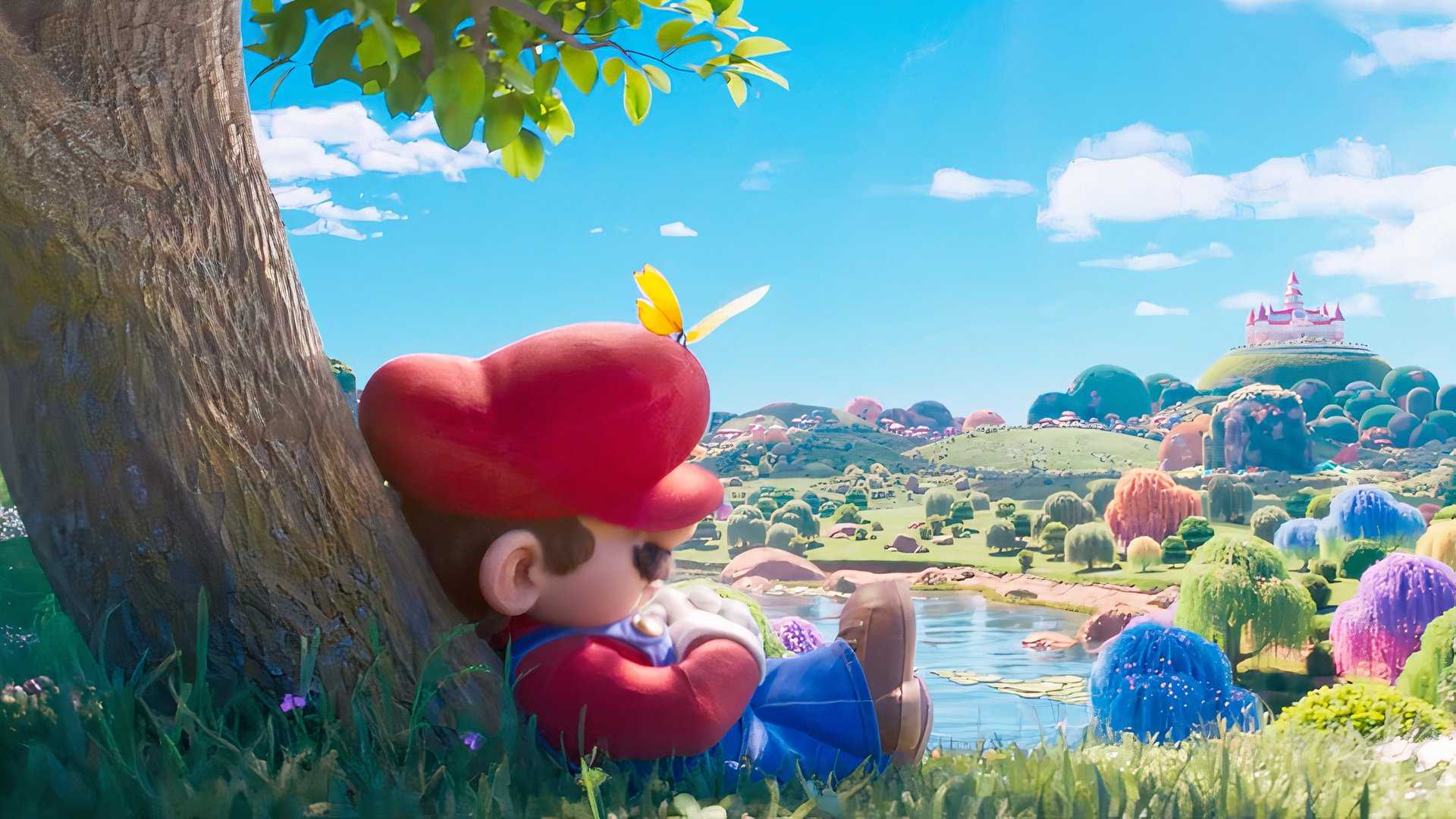 mario sleeping in the super mario galaxy movie 2026