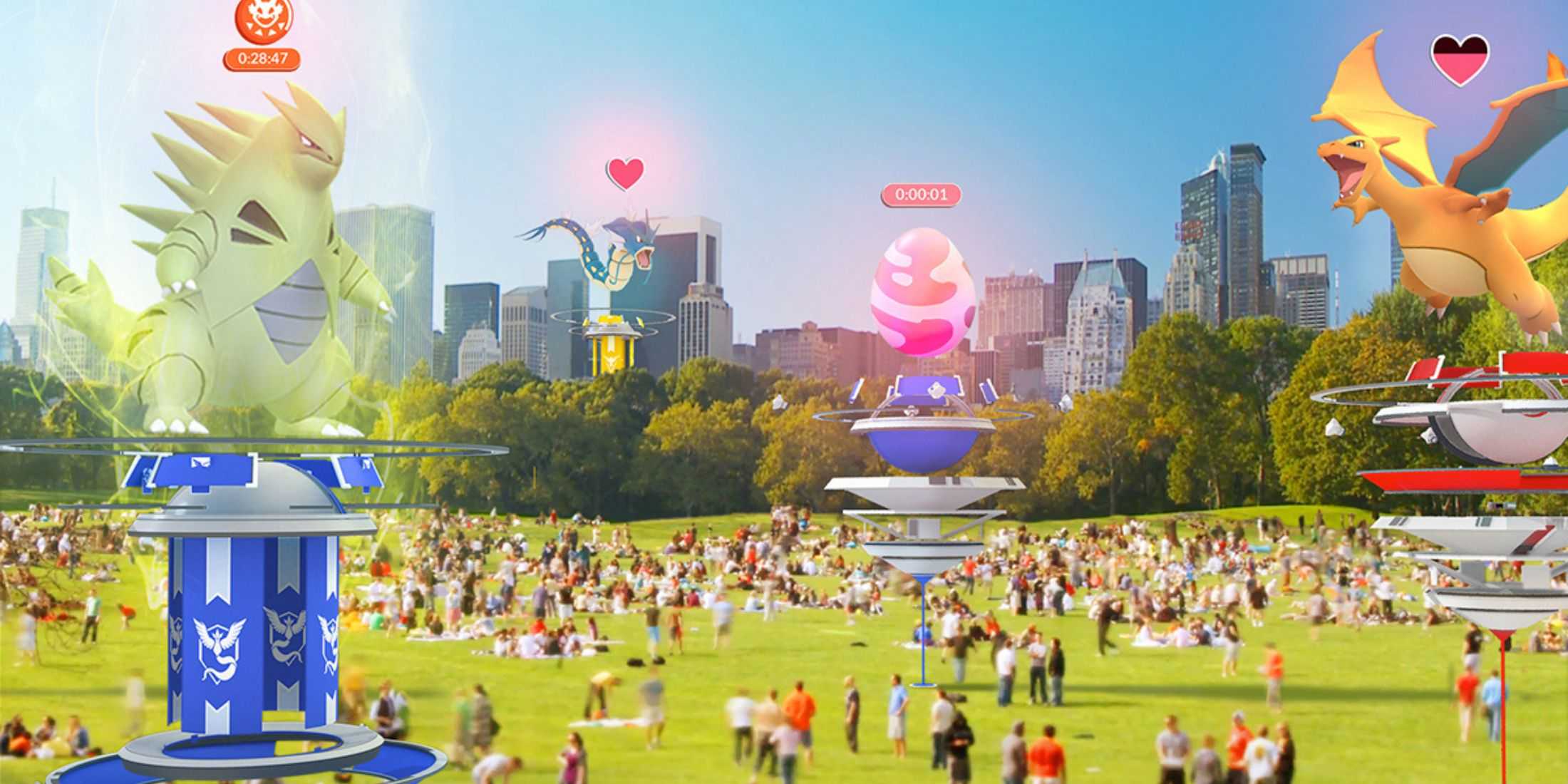 Pokemon GO Sızıntısı: Mega Raidler İçin Yeni Bir Para Birimi Yolda 2 official image of gyms and raid battles pokemon go