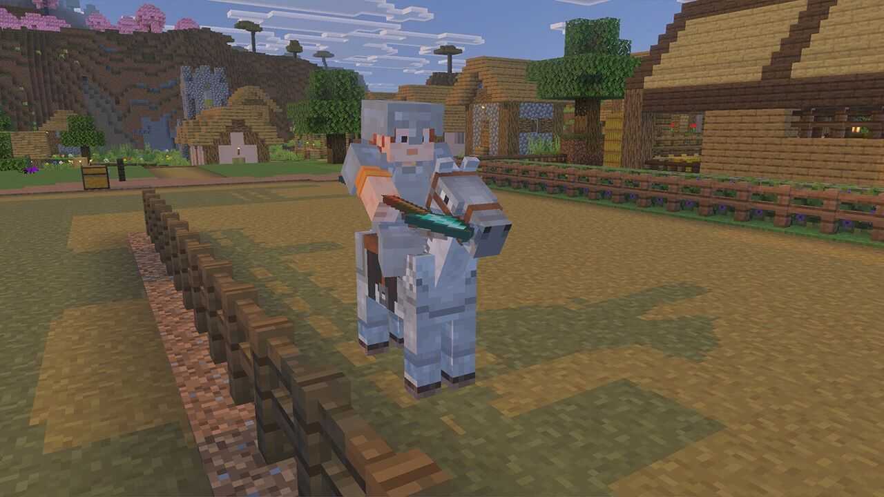 player with spear on a horse jousting mounts of mayhem update minecraft 1
