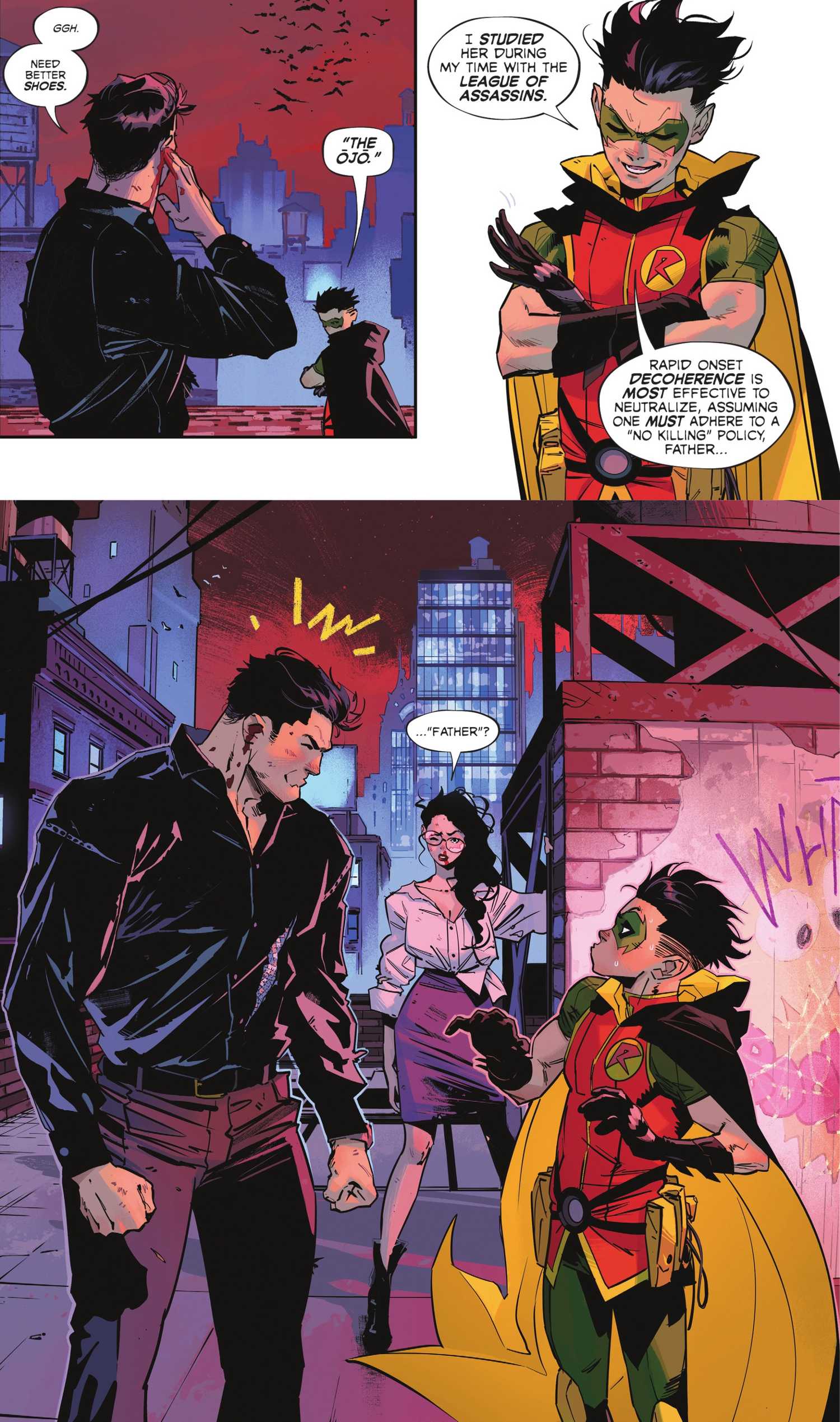 robin accidentally exposes batman s secret identity