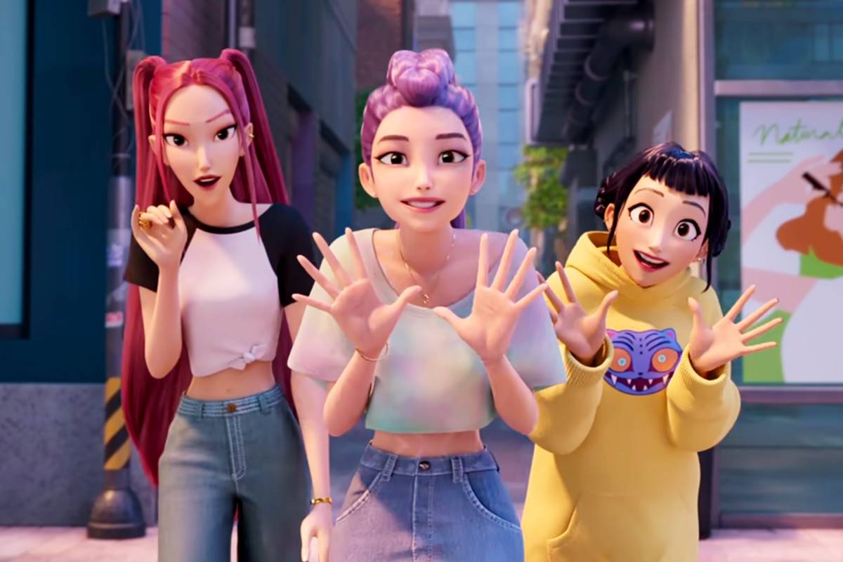 rumi and hunterx group are excited to see fans in kpop demon hunters 1 1