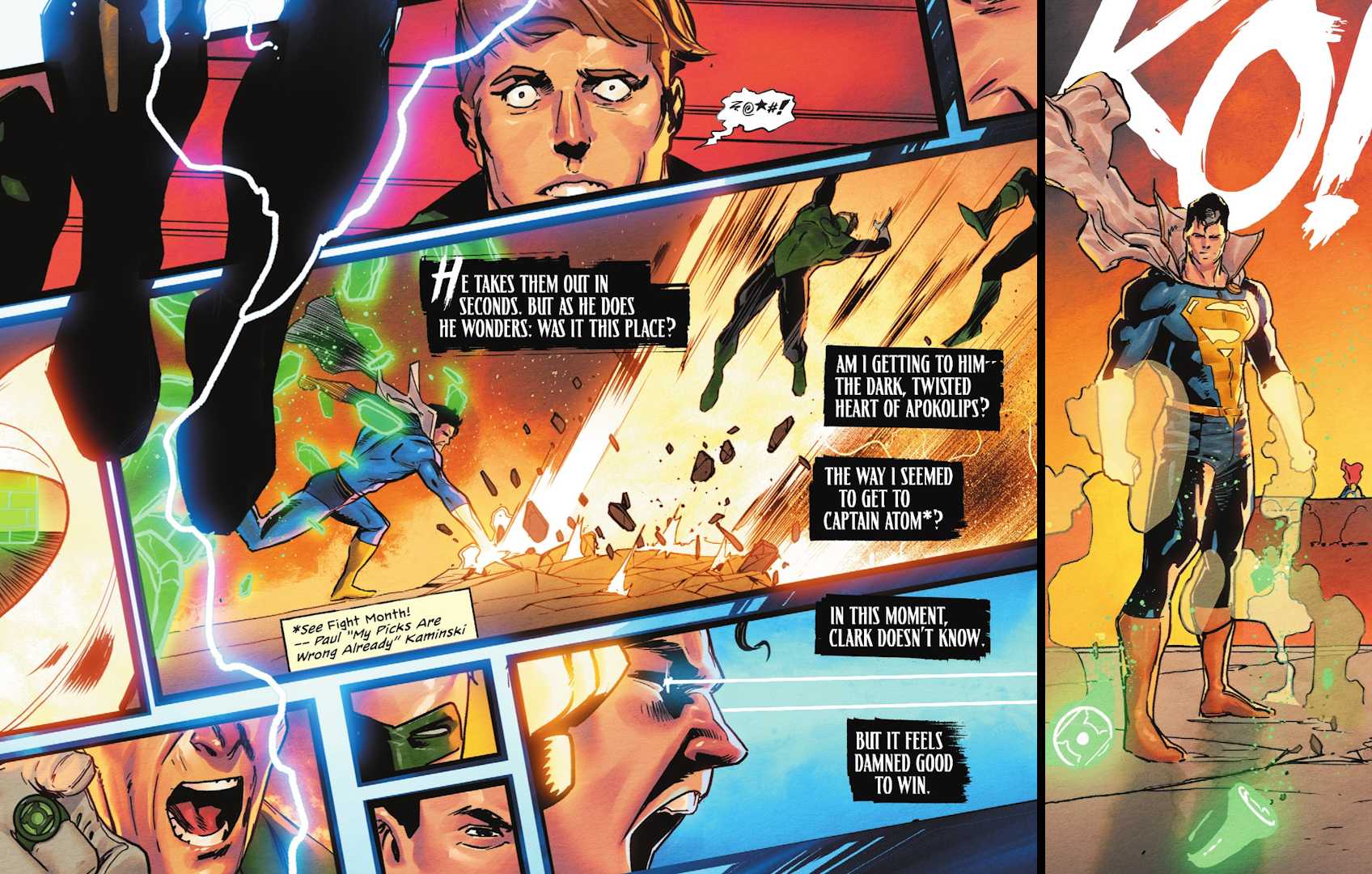 shazam superman kills green lanterns in dc ko comic