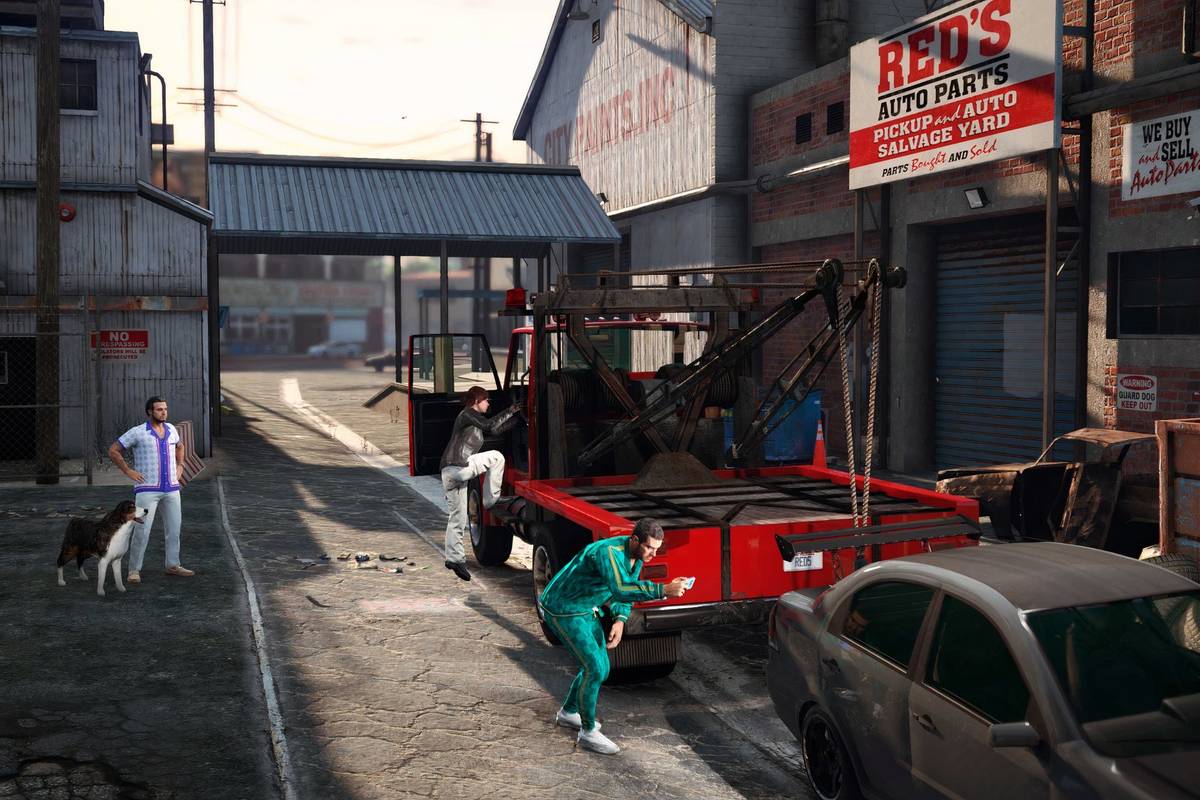 towing a car in grand theft auto online 1