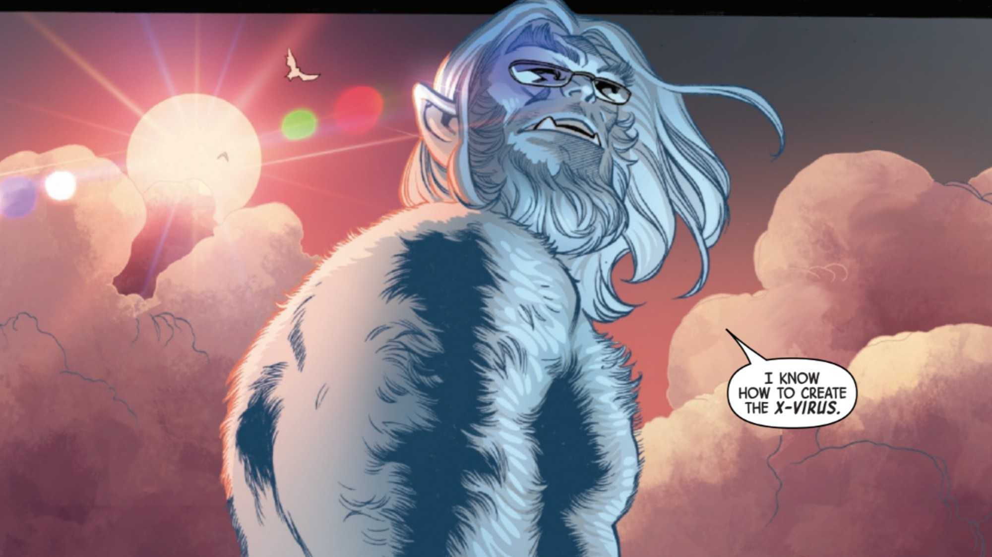 x men s beast with white fur 3