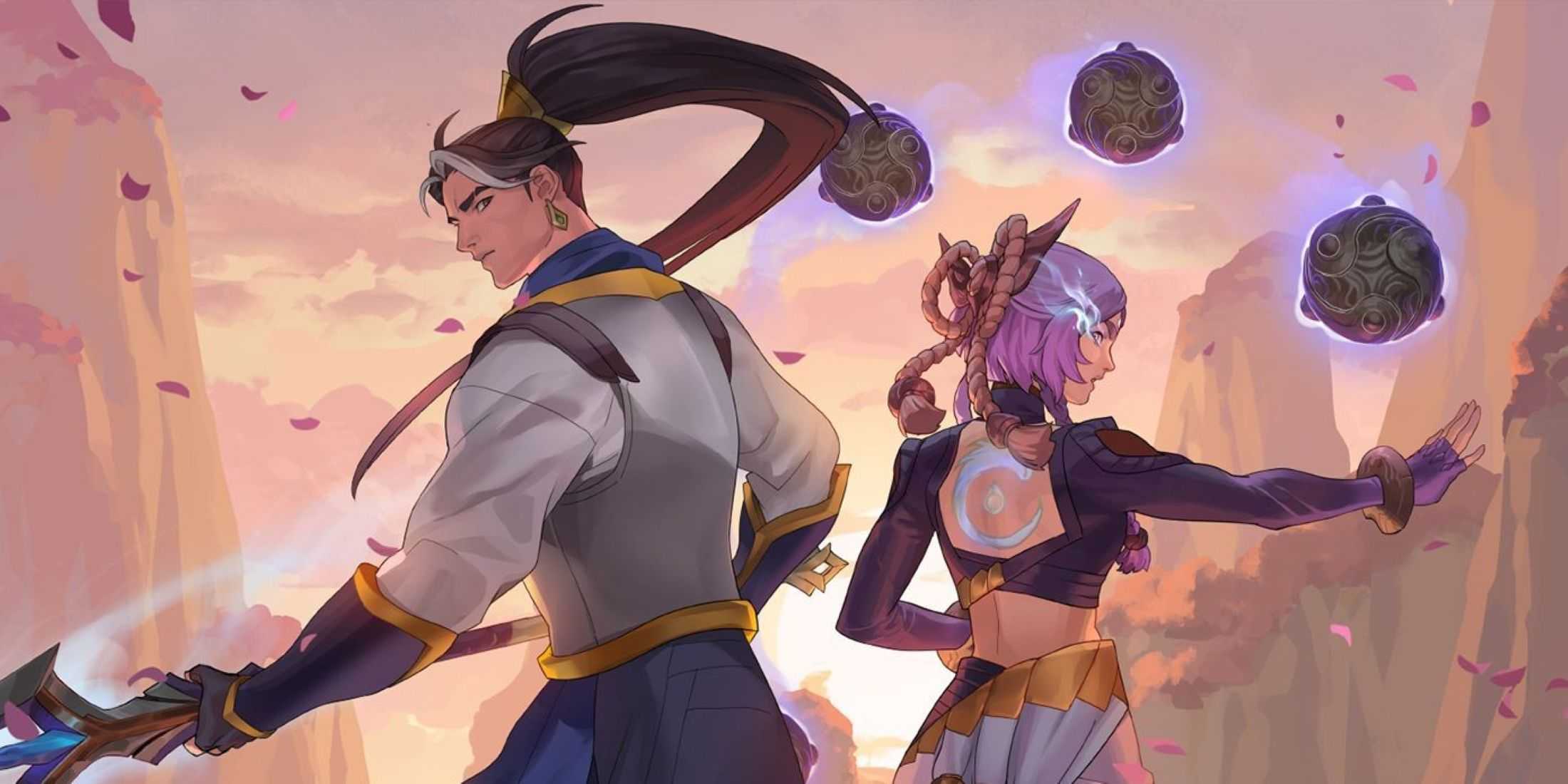 yunara and xin zhao league of legends 1