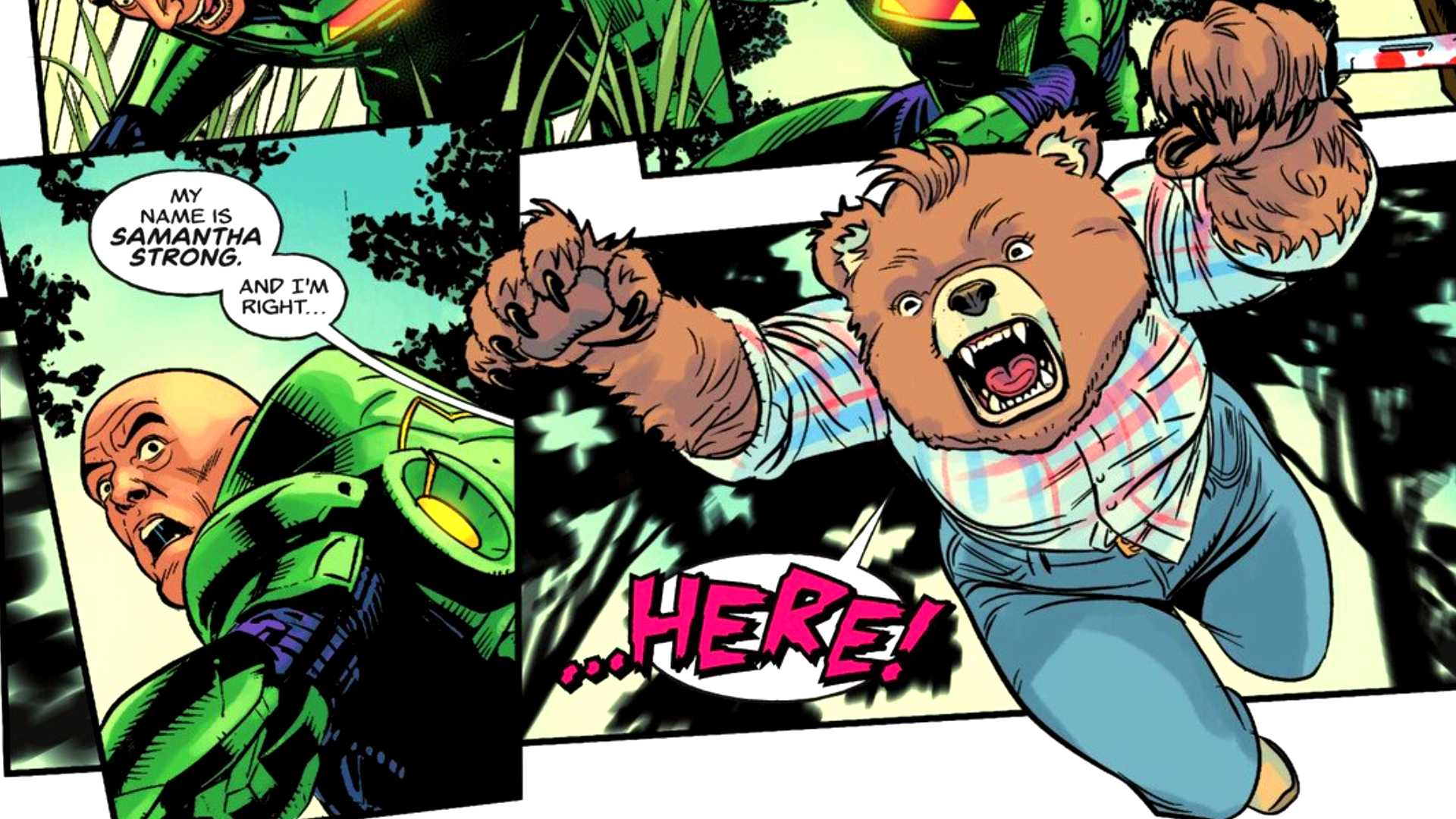 beneath the trees samantha strong hunts down lex luthor in dc ko boss battle