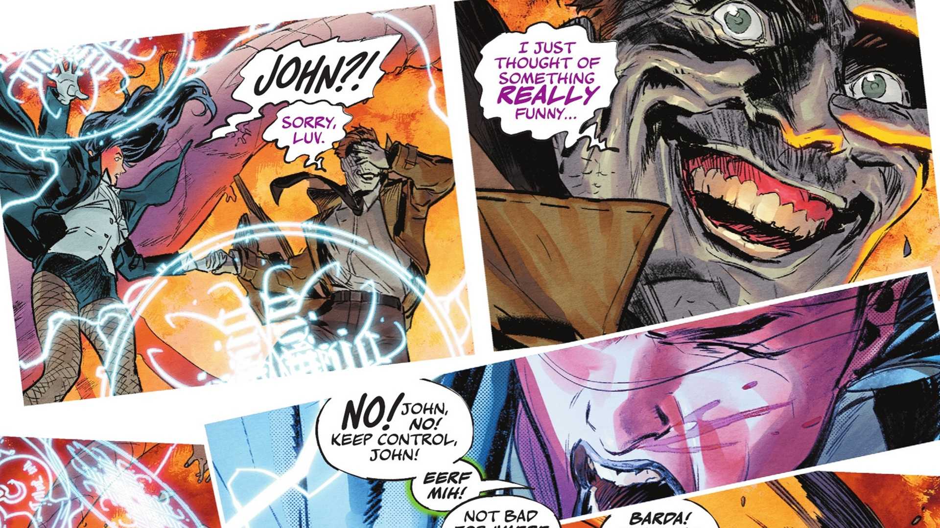 dc ko zatanna and john constantine vs joker and