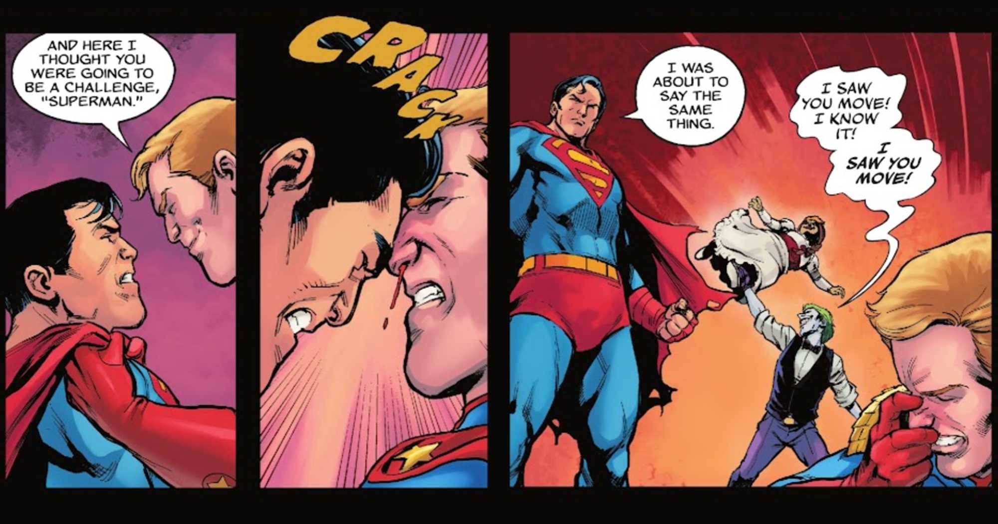 superman vs homelander headbutt